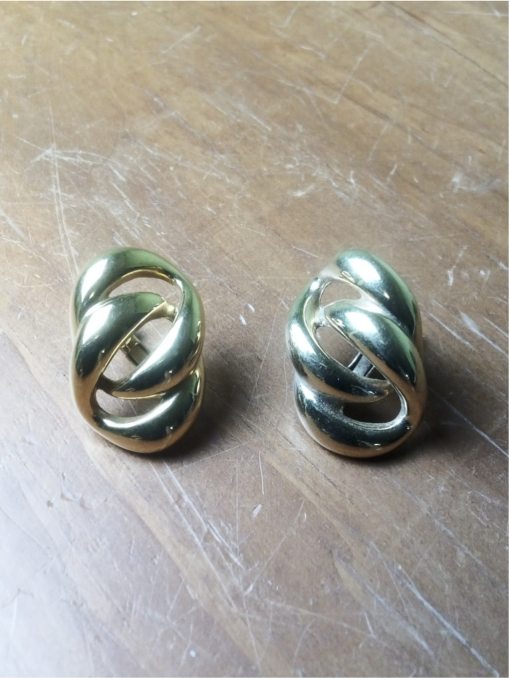 Women's Napier Gold Tone Clip-On Earrings